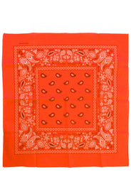 Orangefarbenes Bandana