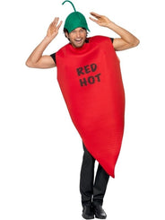 Rotes Paprika-Kostüm