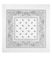 Weißes Bandana