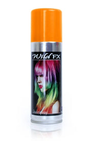 Orangefarbenes Haarspray