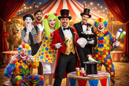 Clown und Zirkus