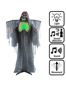 Staande decoratie Crypt keeper 170 cm Halloween LED
