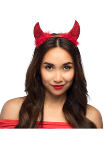 Boland Diadeem duivelhoorntjes Demoon rood