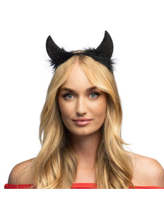 Boland Diadeem duivelhoorntjes Demoon zwart