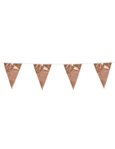 Boland Folievlaggenlijn Metallic rosegoud