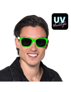 Boland Neongroene partybril Pop (UV festival bril)