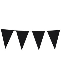 Boland PE reuzenvlaggenlijn zwart