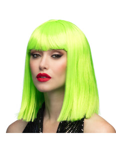 Boland Pruik Dance neon groen