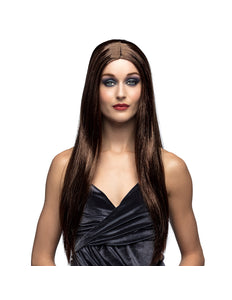 Boland Pruik lang haar bruin stijl