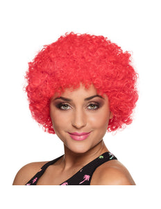Boland Rode krul pruik Pop