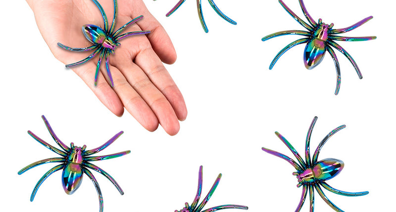 Boland Set 6 spinnen Iriserend