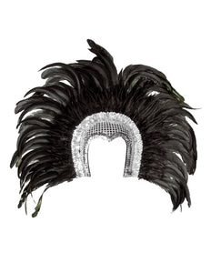 Boland Veren hoofdtooi Go-go danseres zilver