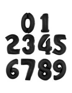 Funny Fashion Folieballon 102 cm zwart