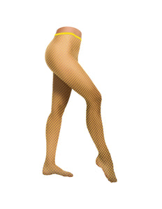 Funny Fashion Visnet panty Sara neon geel