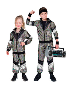 Widmann SRL 80s trainingspak zilver Niels kind