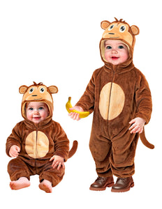 Widmann SRL Aap kostuum pluche fluweel Boki