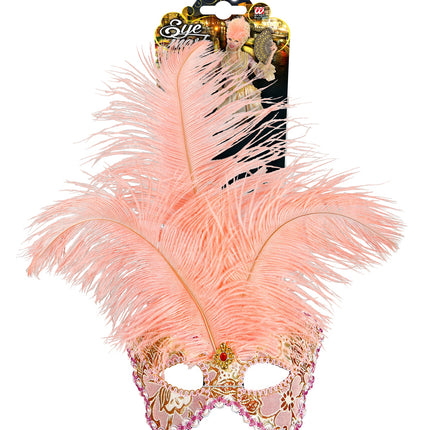 Widmann SRL Abrikoos kleurige oogmaskers