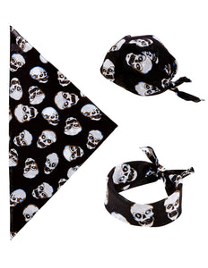 Widmann SRL Bandana piraat schedel zakdoek