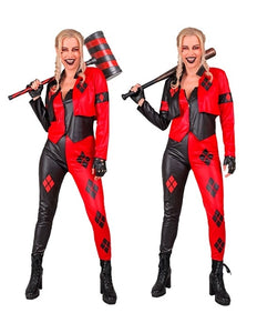 Widmann SRL Boosaardige harlekijn kostuum Sara