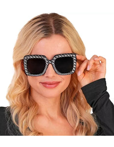 Widmann SRL Bril zwart met strass Gijs