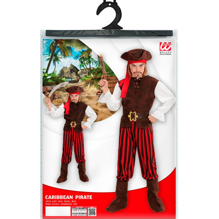 Widmann SRL Caribische piraat pak Barry