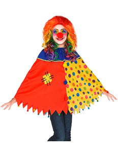 Widmann SRL Clown poncho kinderen