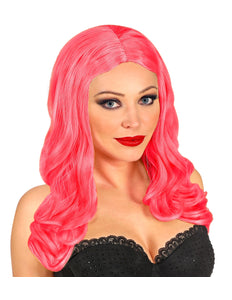 Widmann SRL Felroze lange pruik roxy