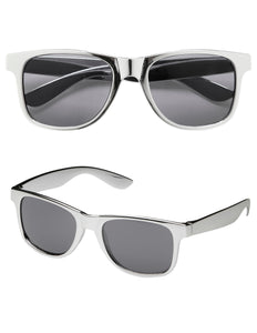 Widmann SRL Foute zilveren bril karakter