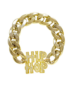 Widmann SRL Gouden bling bling hiphop armbandjes