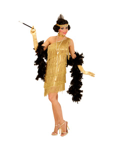 Widmann SRL Gouden Charlestonjurk voor party's