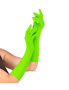 Widmann SRL Groene handschoenen neon lang