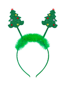 Widmann SRL Haarband kerstbomen met pluche