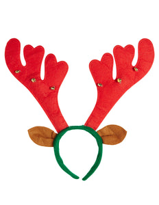 Widmann SRL Haarband rendier met belletjes en oren