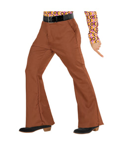 Widmann SRL Heren disco broek jaren 70 bruin