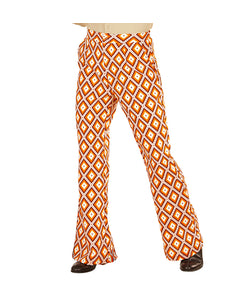 Widmann SRL Heren disco broek jaren 70 geruit