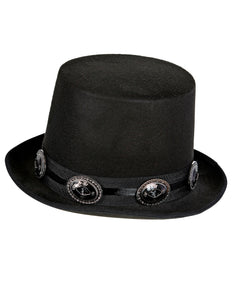 Widmann SRL Hoge hoed rockster zwart