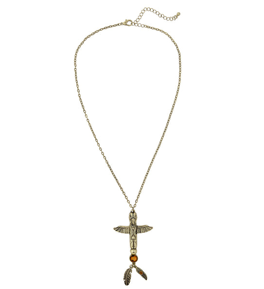 Widmann SRL Indianen ketting totempaal