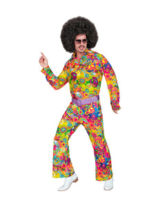 Widmann SRL Jaren 70 broek love&peace heren