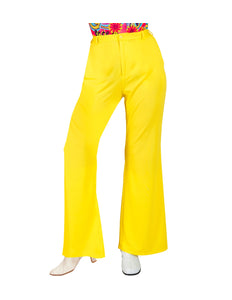 Widmann SRL Jaren 70 damesbroek geel