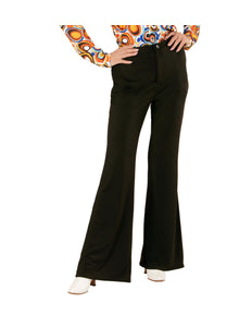 Widmann SRL Jaren 70 disco broek Groovy zwart