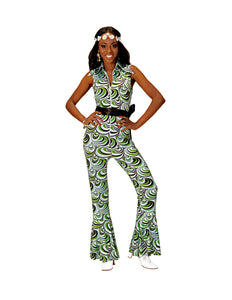 Widmann SRL Jaren 70 jumpsuit groovy waves