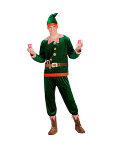 Widmann SRL Kerstman elf pak voor volwassenen