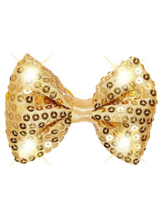 Widmann SRL Knipperende gouden strikjes voor party's