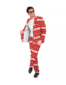 Widmann SRL Kostuum kerst rood wit Santa