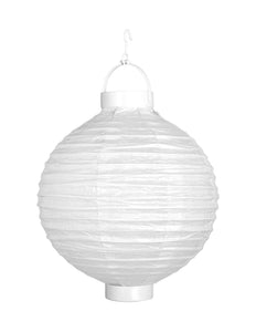 Widmann SRL Lampion Met Licht 30Cm Wit