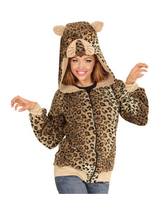 Widmann SRL Luipaard truien met ritssluiting