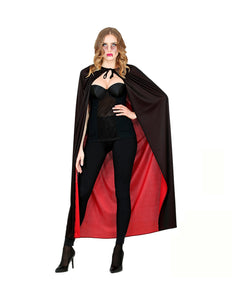 Widmann SRL Luxe dubbelzijdige cape zwart rood