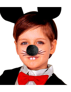 Widmann SRL Mickey neus muis zwart spons