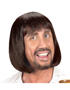 Widmann SRL Middeleeuwse pruik bruin heren