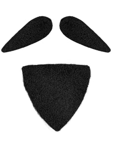 Widmann SRL Musketier snor en sik zwart